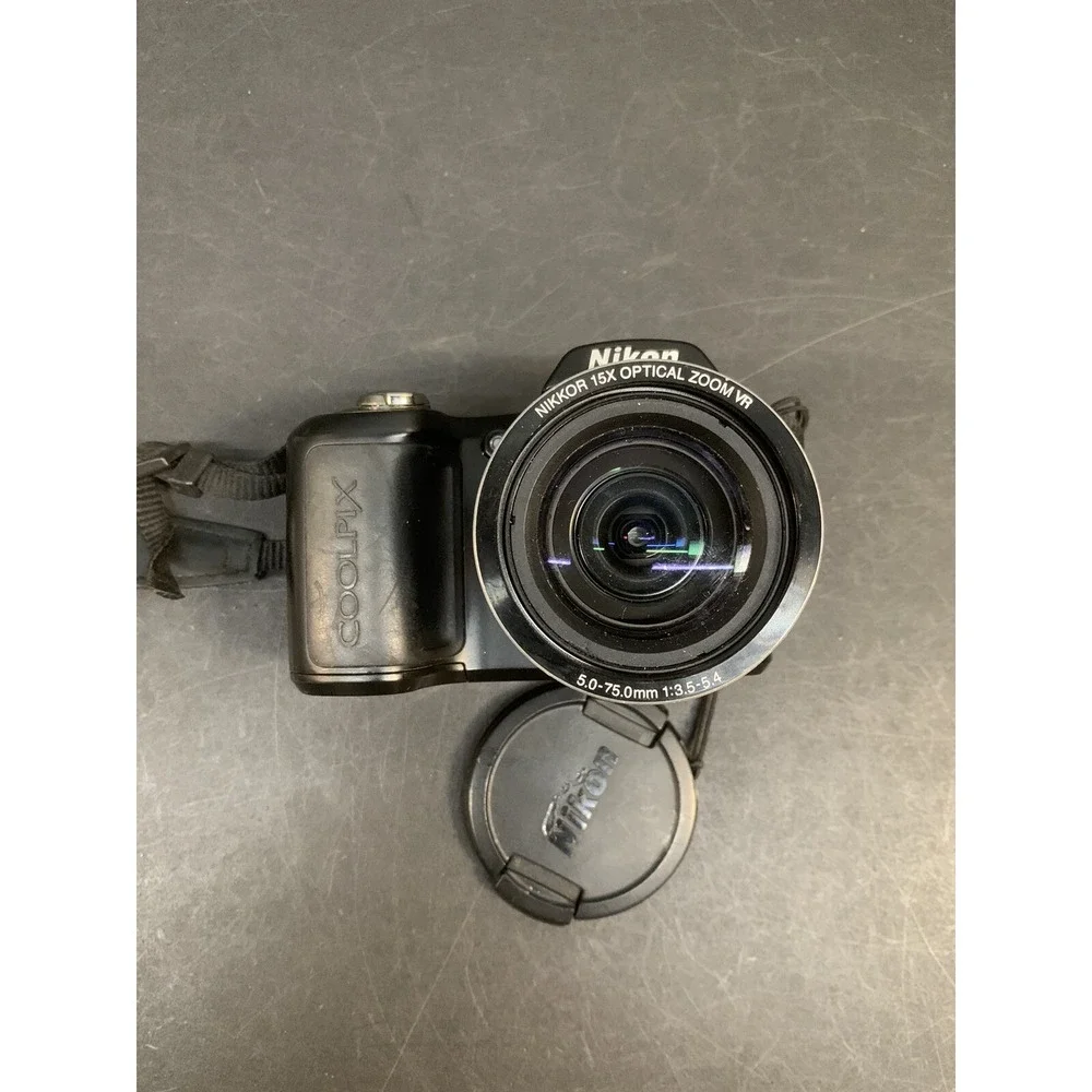 Nikon COOLPIX L100 10.0MP Digital Camera - Black - Not Working - Parts Only